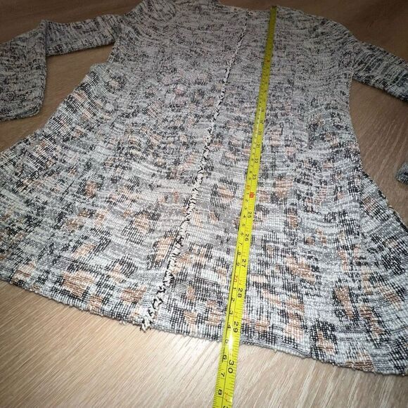 Anthropologie Dolan Leopard Longline Brown Motif Tweed Jacket, Women’s XS - Picture 3 of 12